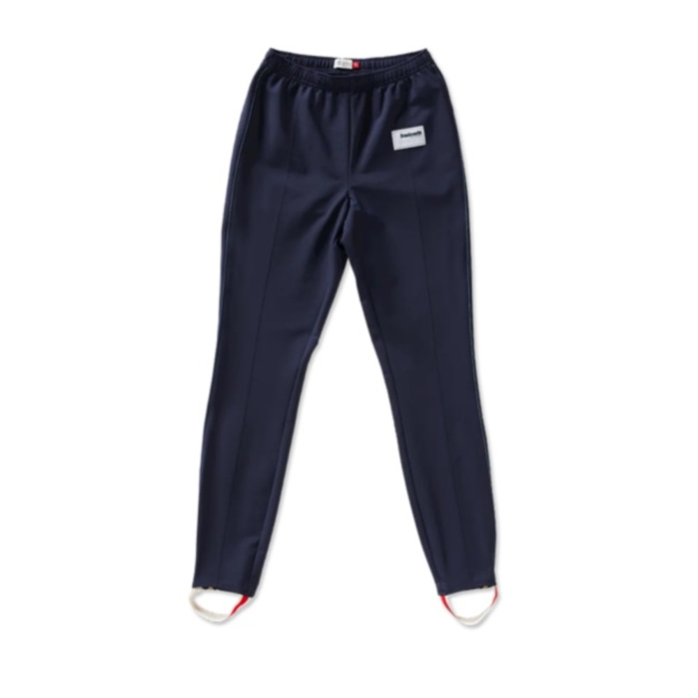 Tracksmith Bislett joggers pants XL gray Eliot fabric drawstring waist zip legs